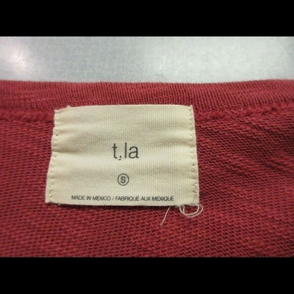 Anthropologie knit jacket top reddish color Small - Picture 4 of 4